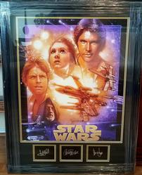 Star Wars Autographed Laser Photo 202//249